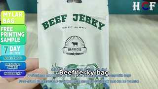 Beef jerky bag