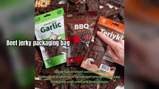Beef jerky packaging bag