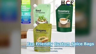 Custom Recyclable Spice Bags for Compliant Exports