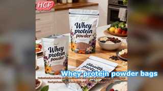 Whey protein powder bags